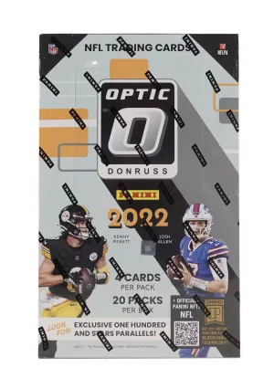 2022 Donruss Optic Football Retail 20-Pack Box