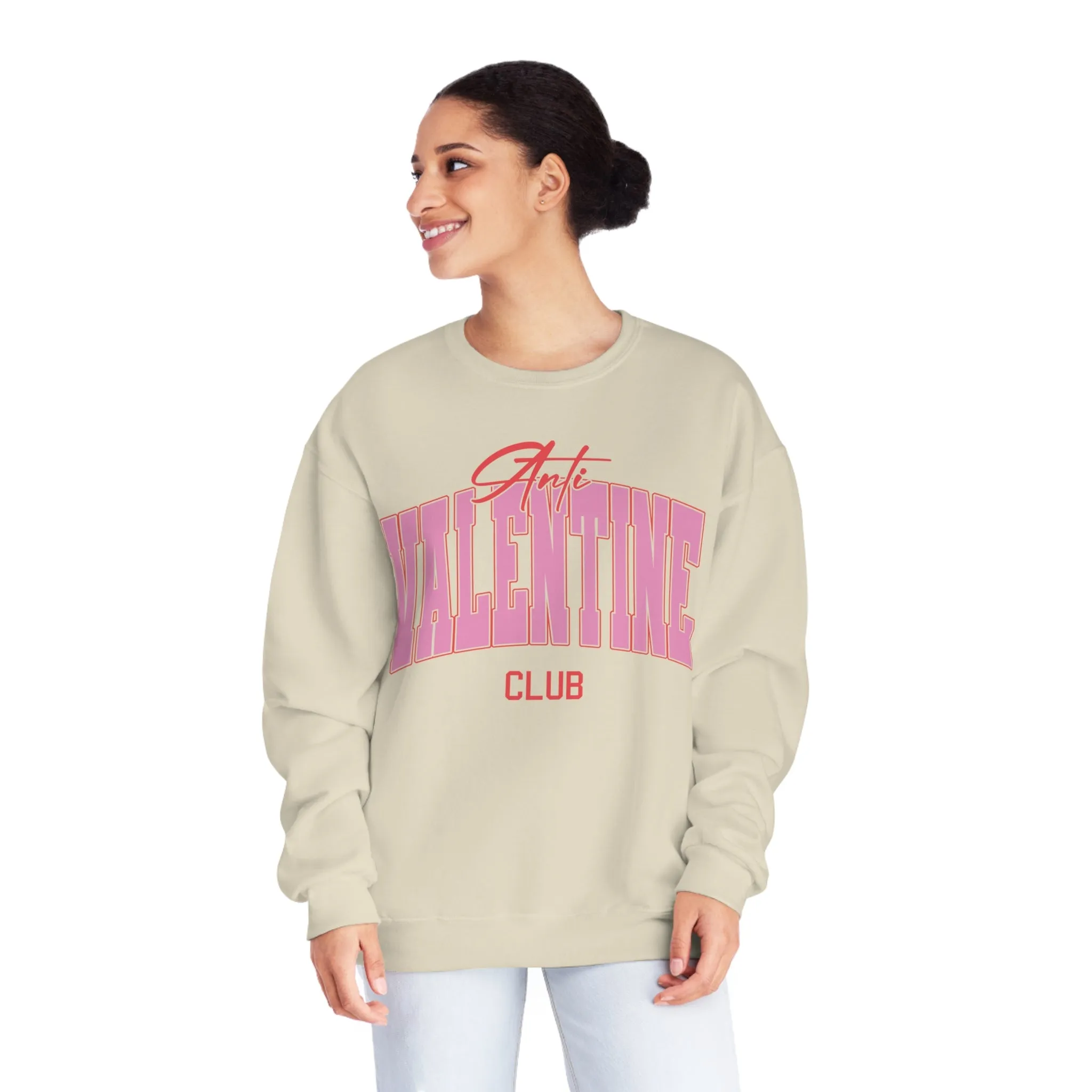 Anti-Valentine Club Fleece Sweatshirt