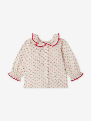 Baby Girls Jojoba Blouse in Red