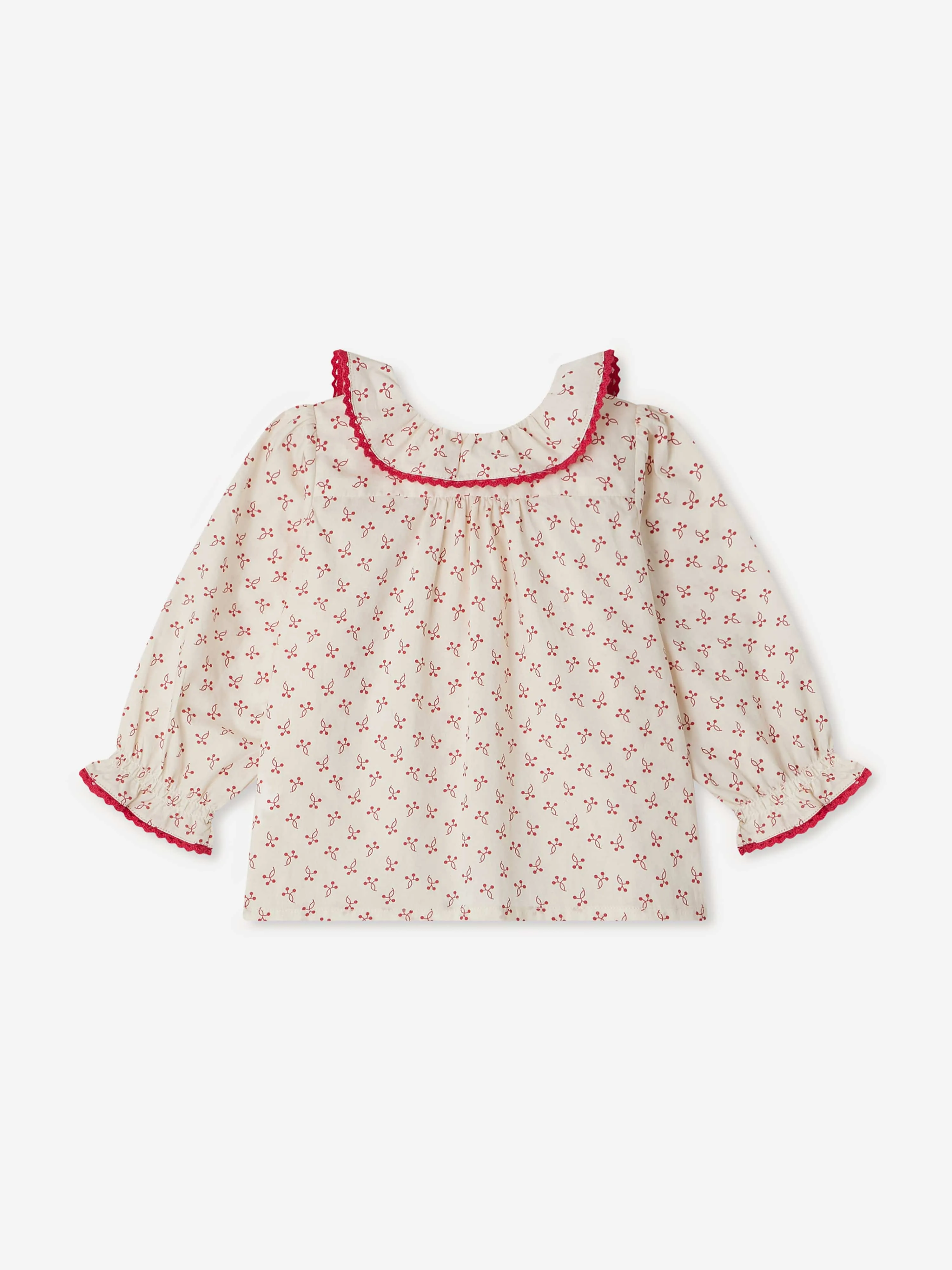 Baby Girls Jojoba Blouse in Red