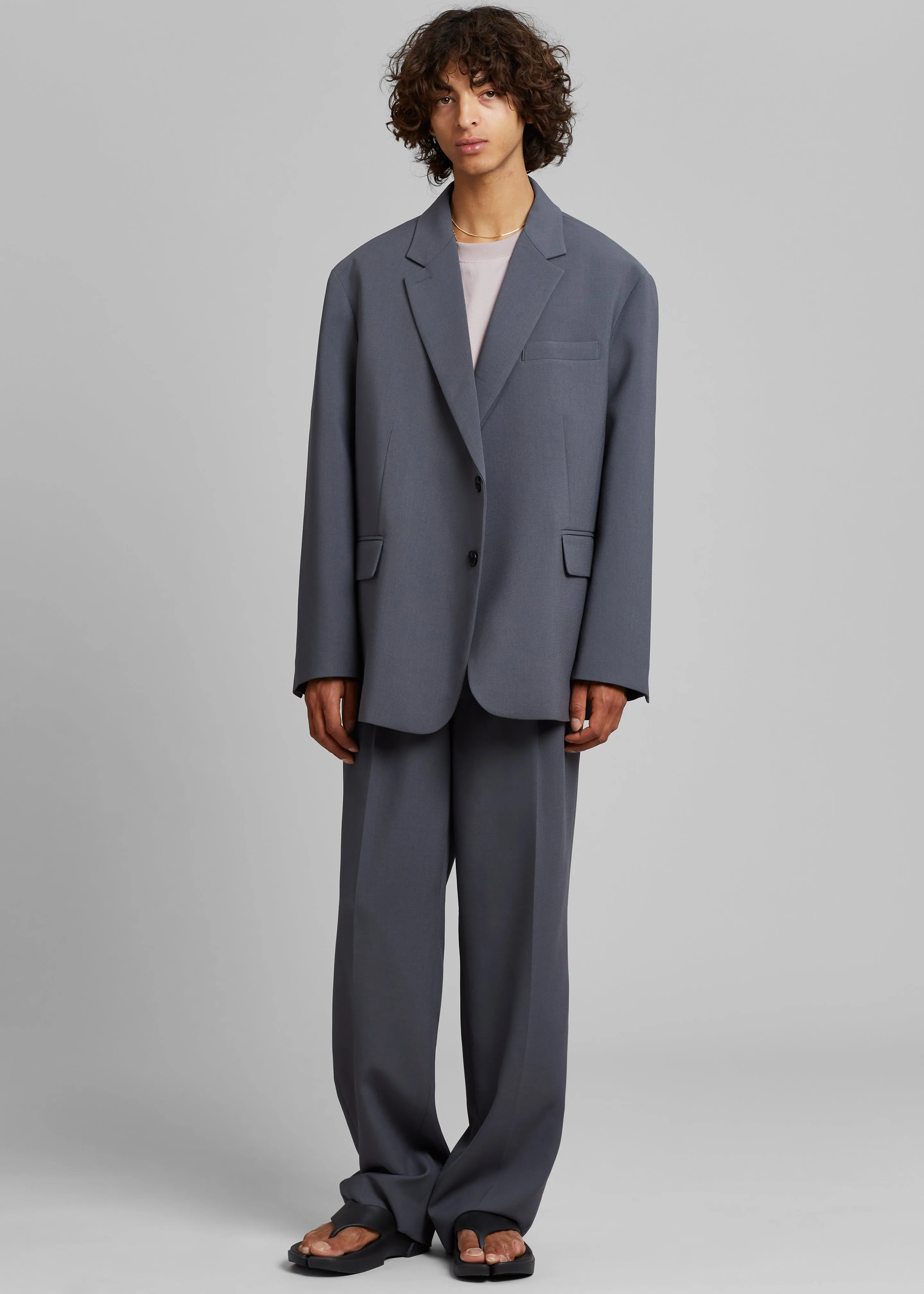 Beo Blazer - Charcoal