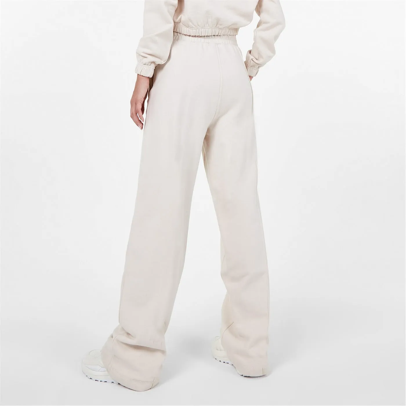 BSK Wide Leg White Trousers