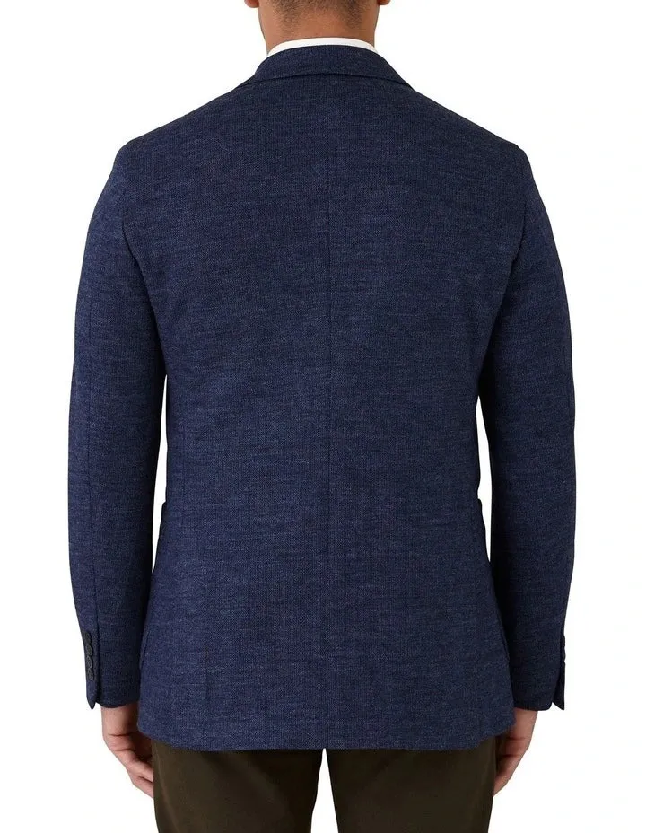 Cambridge Malvern Wool Blend Jersey Jacket - Blue
