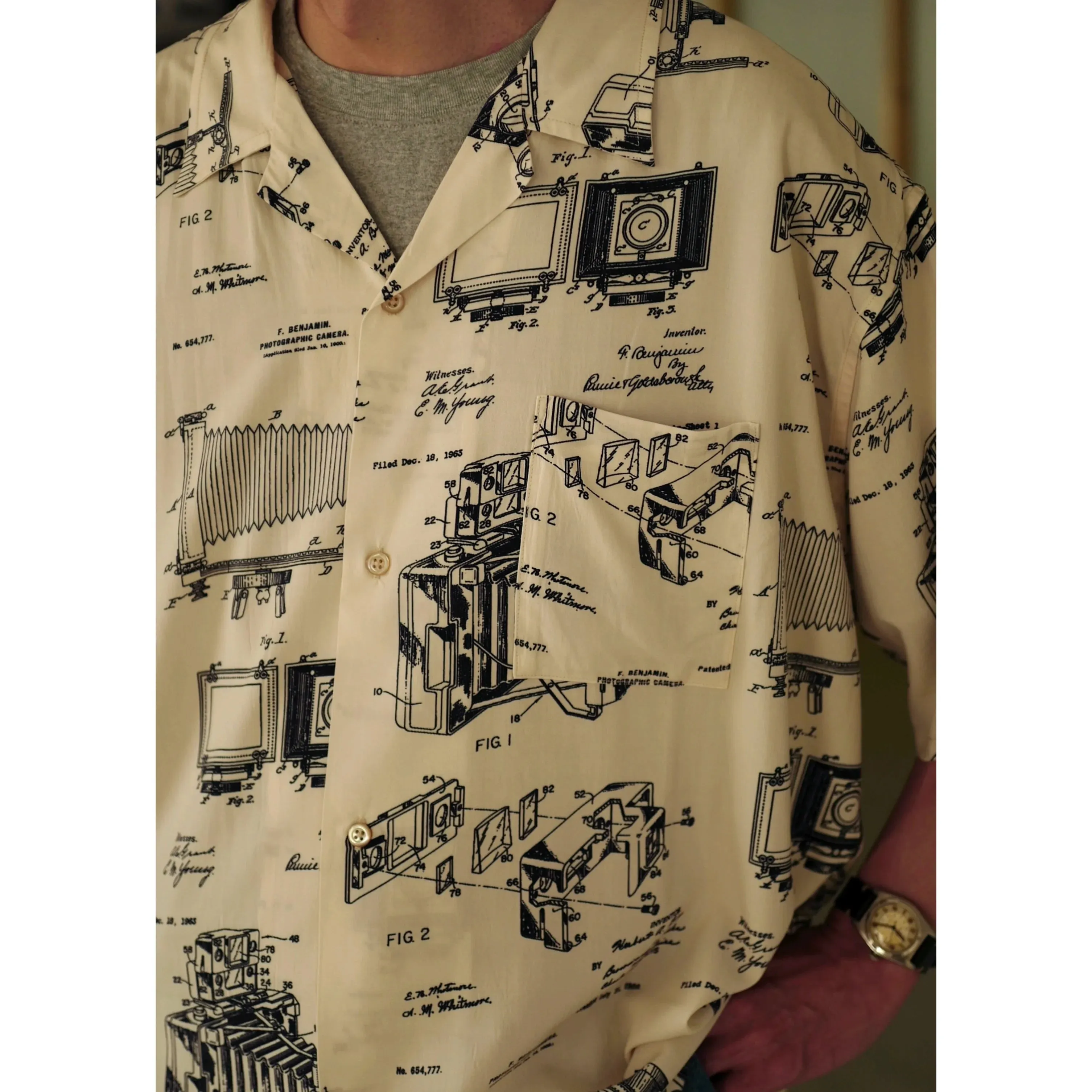 Camera Print Shirt