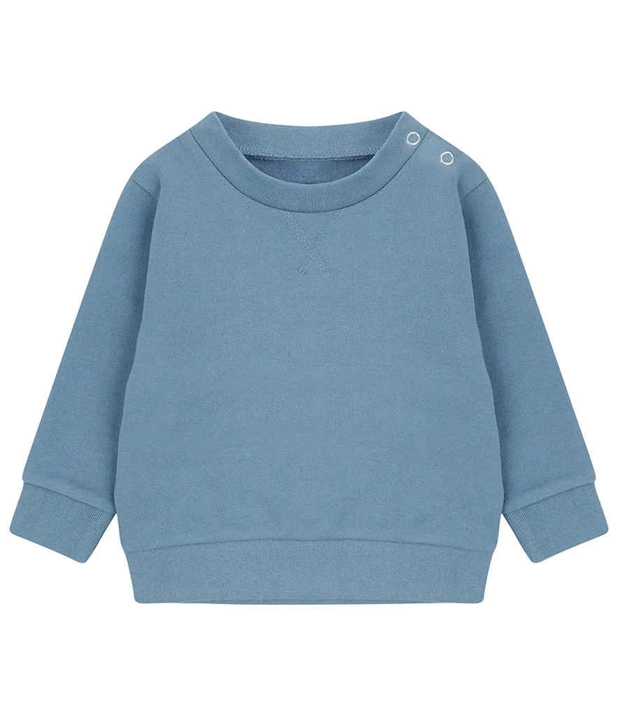 Children's Christmas Sustainable Sweatshirt Embroidered With Tractor Santa Hat Design