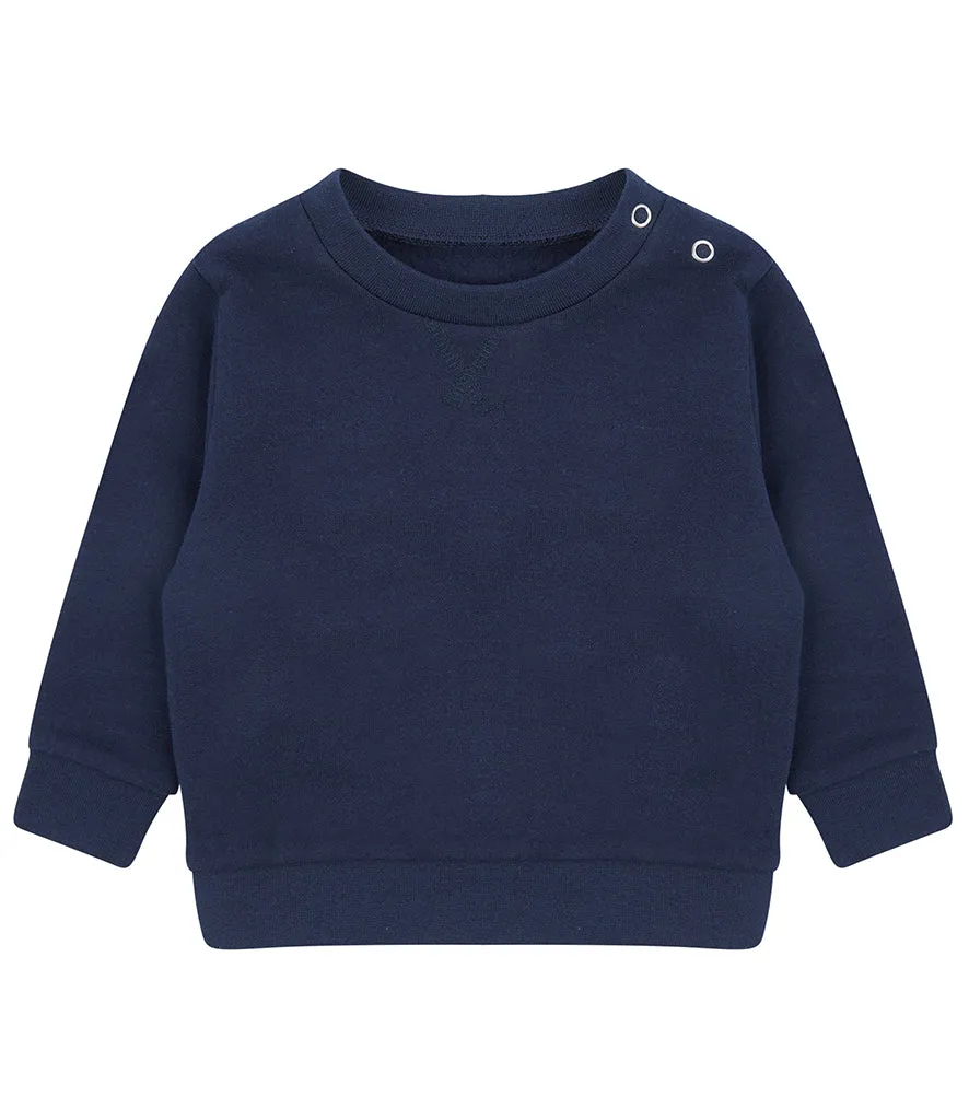 Children's Christmas Sustainable Sweatshirt Embroidered With Tractor Santa Hat Design