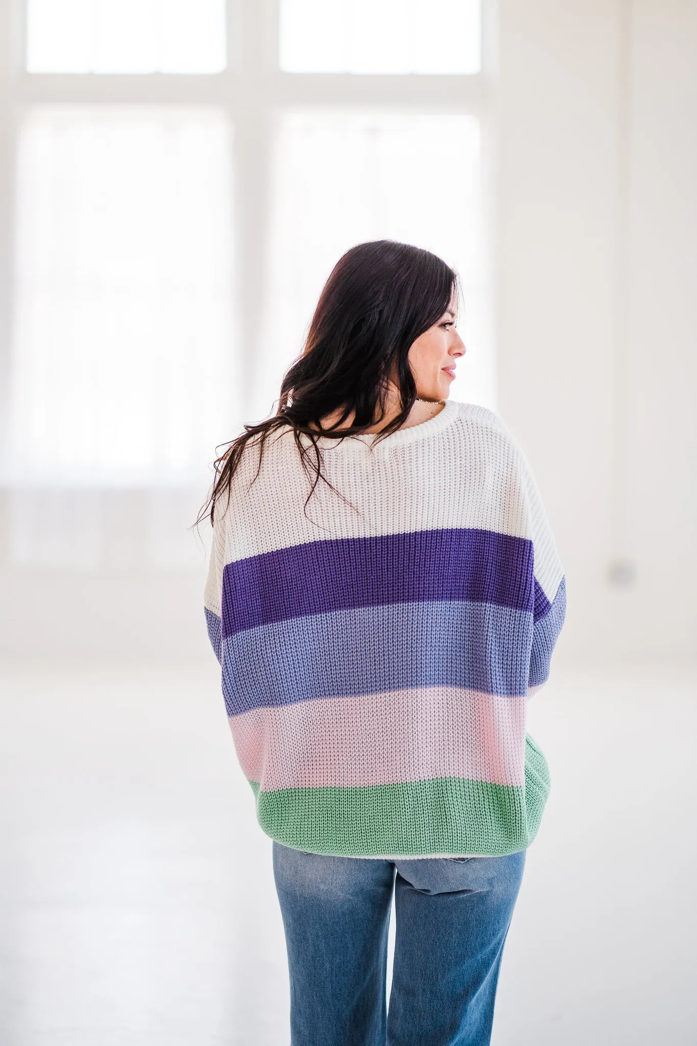 Chrissy Color Block Sweater
