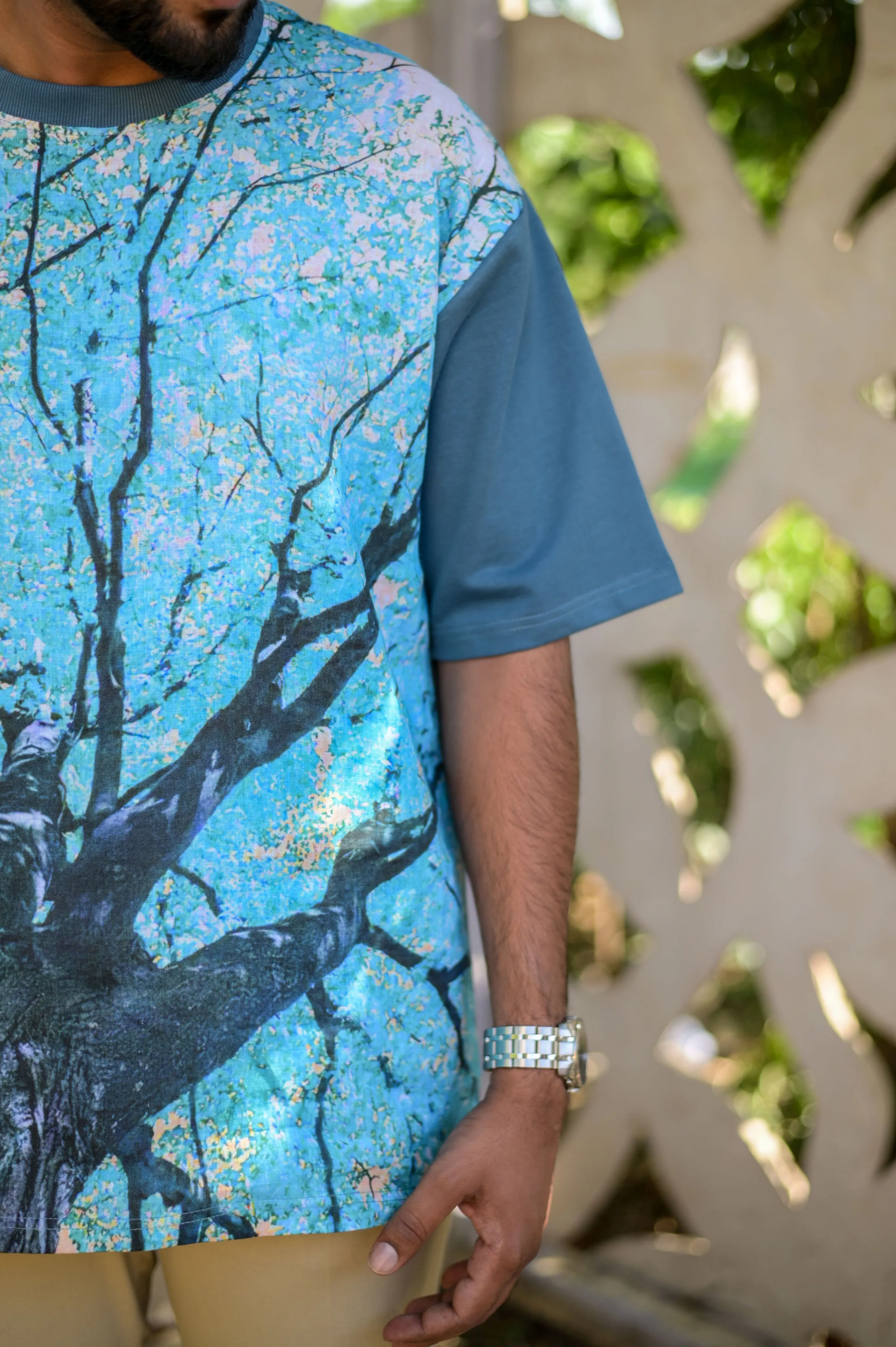 Coastal Charm (Oversize Linen T-Shirt)  AddysForMen