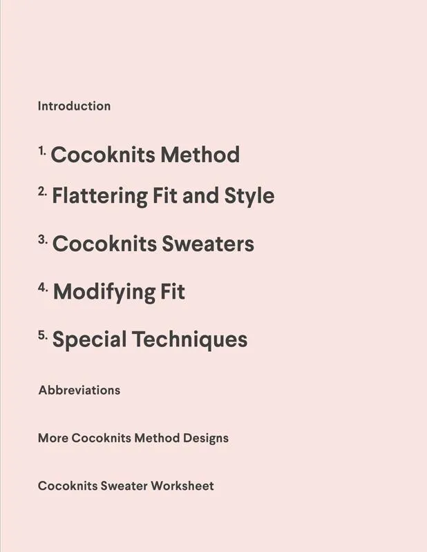 Cocoknits Sweater Workshop [case of 20 books]