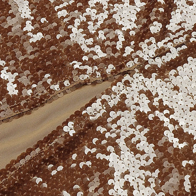 Cordelia Sequin Maxi Dress in Brown