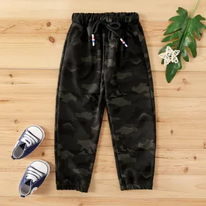COTTNBABY Toddler Boy Camouflage Casual Sweatpants Harem Pants