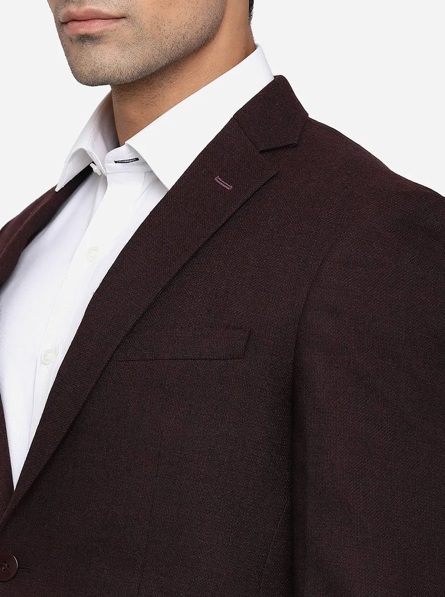 Dark Wine Blazer | JB Studio