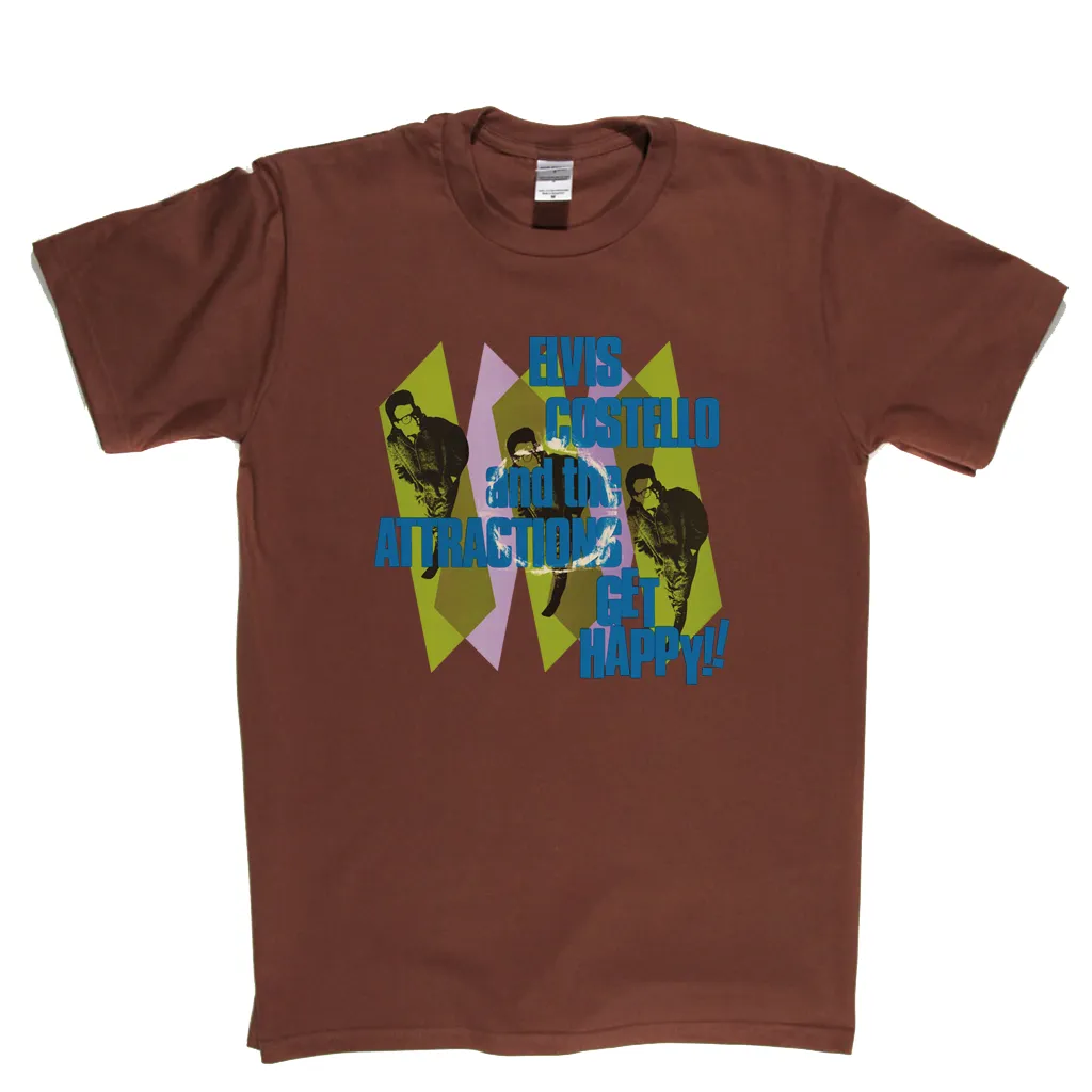 Elvis Costello And The Attractions Get Happy T-Shirt