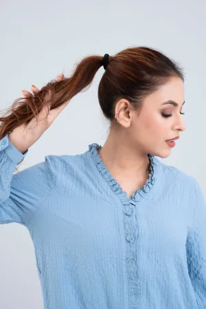 Enchanted Border Ruffle Shirt