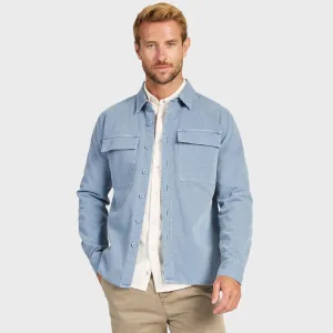 ESSENTIAL OVERSHIRT | BLUE HORIZON