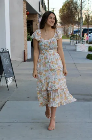 Floral Breeze Midi Dress