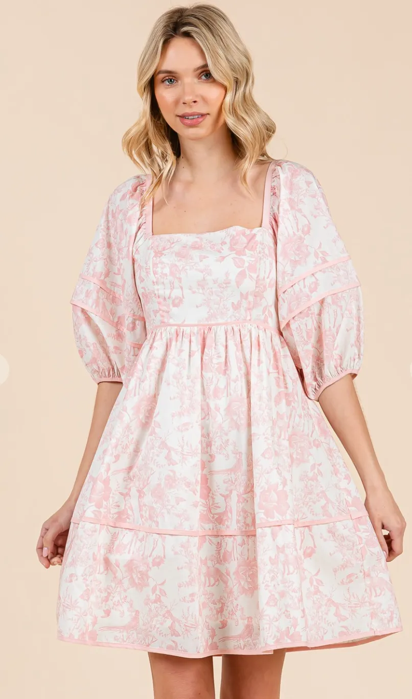 Floral Tiered Dress