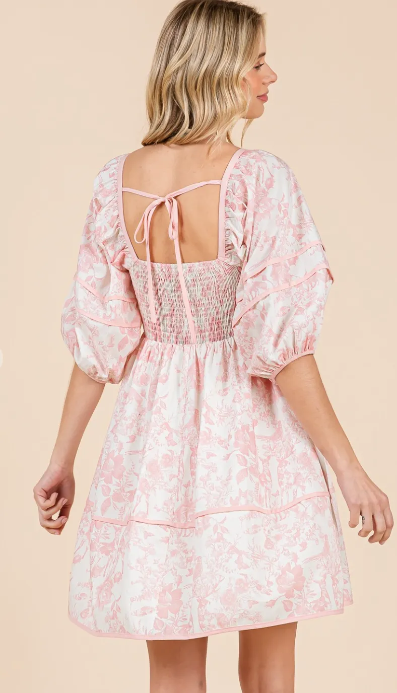 Floral Tiered Dress