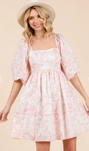 Floral Tiered Dress