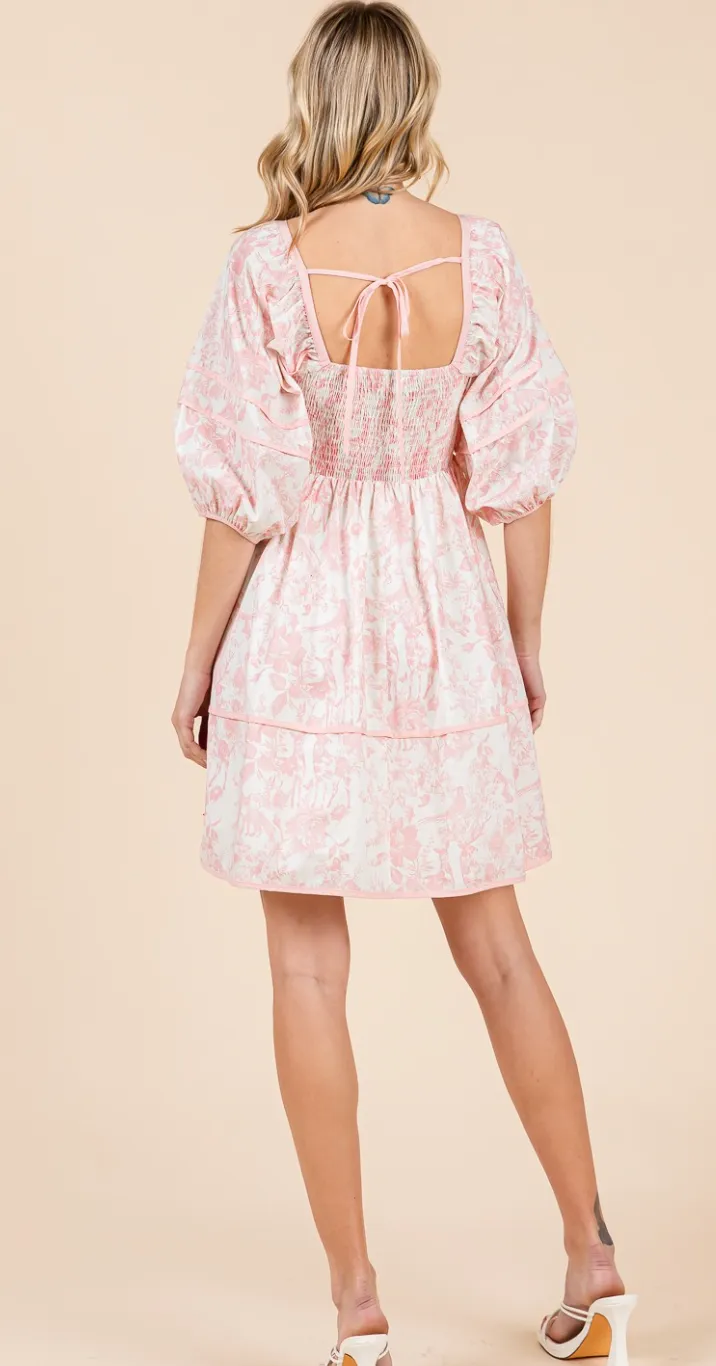 Floral Tiered Dress