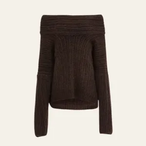 GENEVA OFF-SHOULDER SWEATER