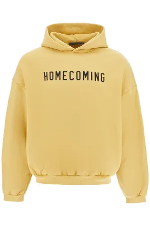 heavy fleece hoodie 192BT244813F AMBER
