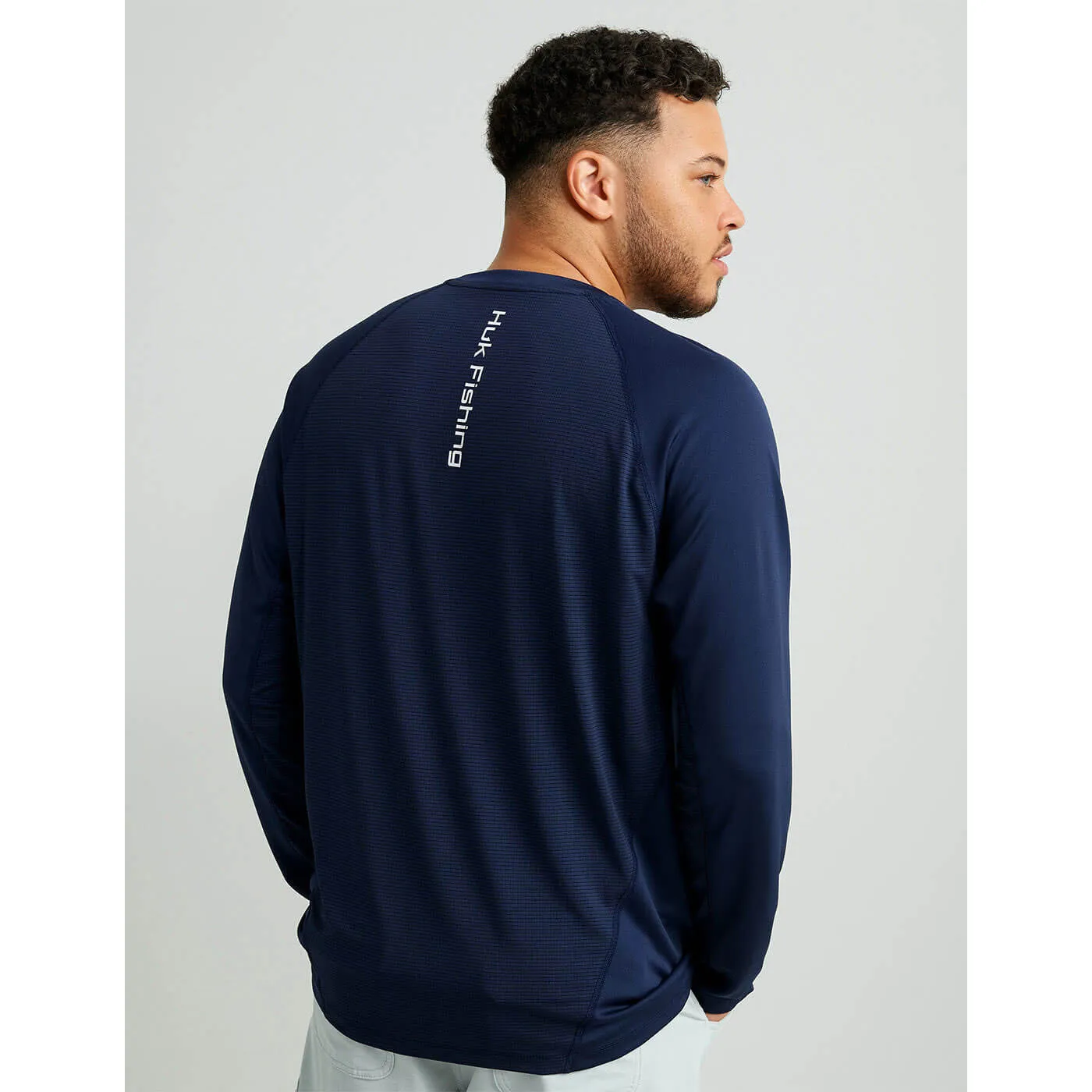 Huk Icon Crew Long Sleeve T-Shirt - Naval Academy
