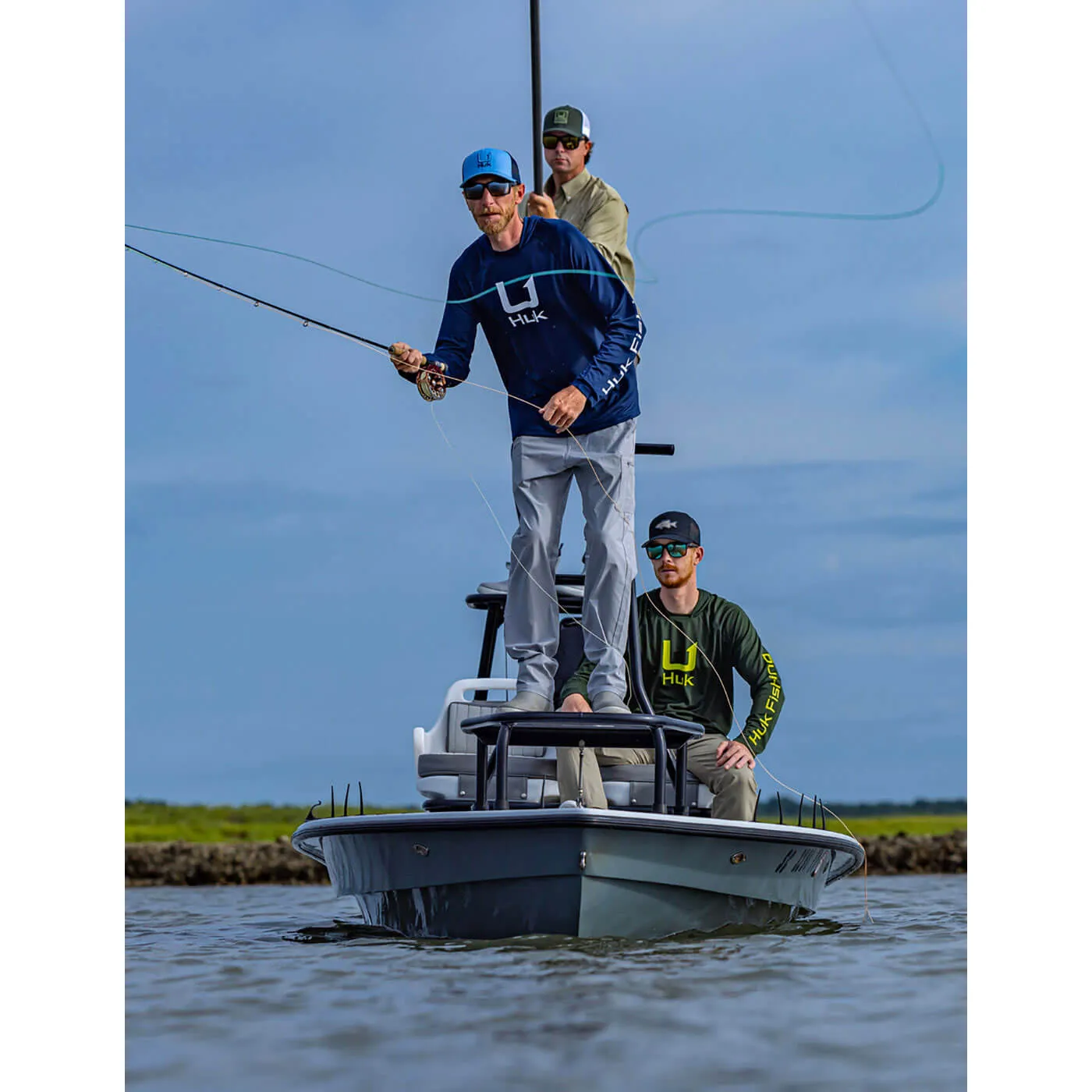 Huk Icon Crew Long Sleeve T-Shirt - Naval Academy