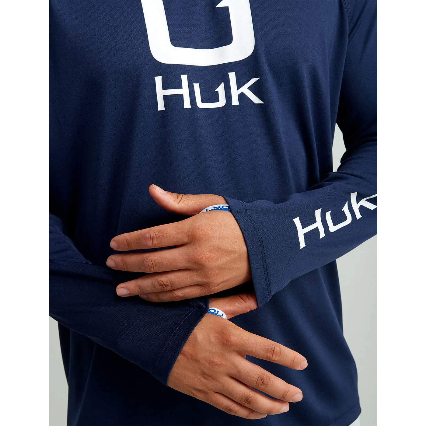 Huk Icon Crew Long Sleeve T-Shirt - Naval Academy