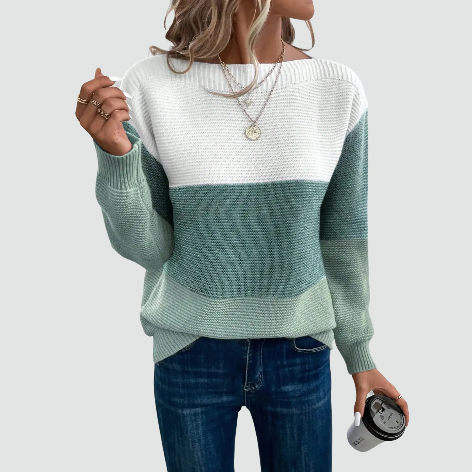Jaden - Ombre Knit Jumper