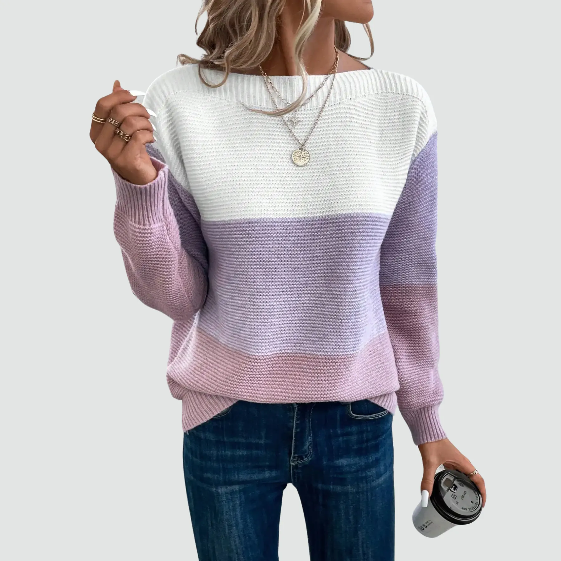 Jaden - Ombre Knit Jumper