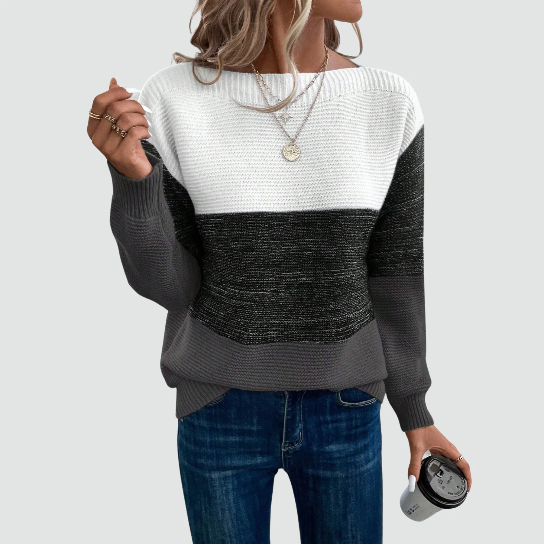 Jaden - Ombre Knit Jumper