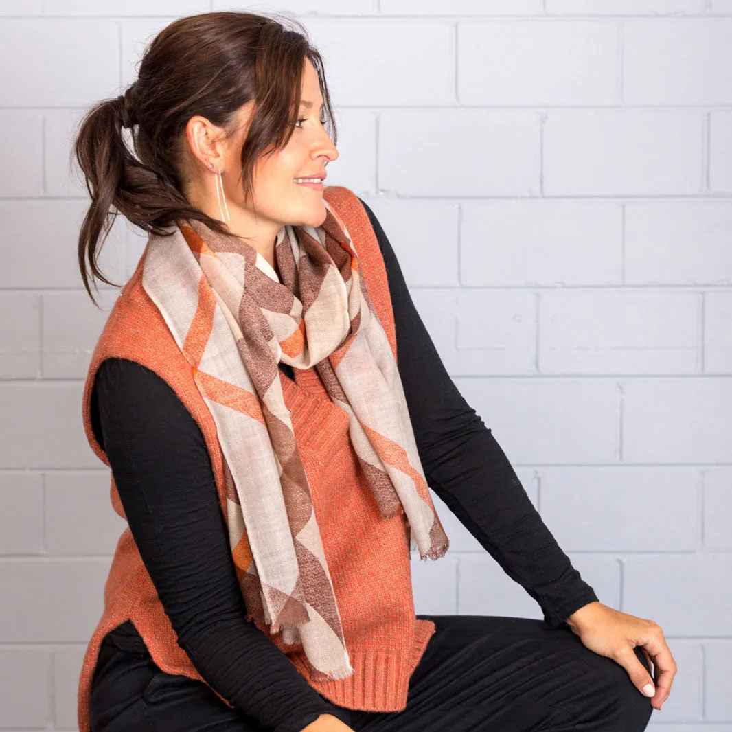 JJSisters - Merino Wool Criss Cross Scarf