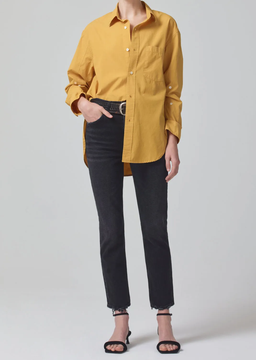 Jolene High Rise Vintage Slim in Stormy
