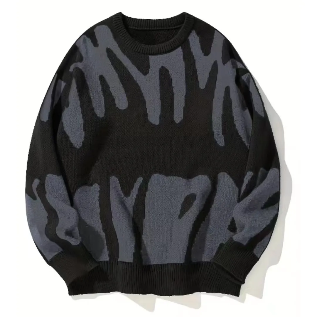 Knitmania | Casual Contrast Sweater for Men