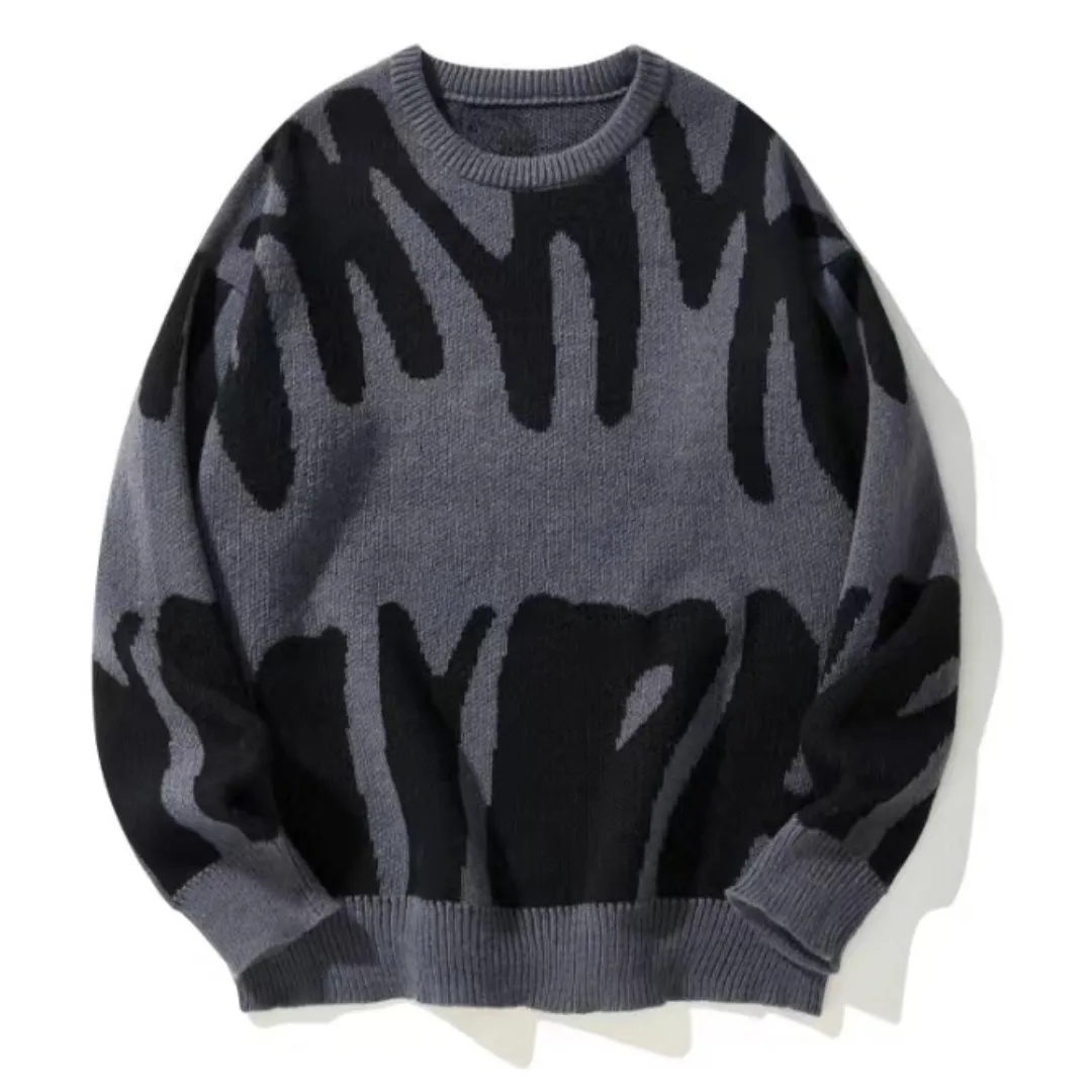 Knitmania | Casual Contrast Sweater for Men