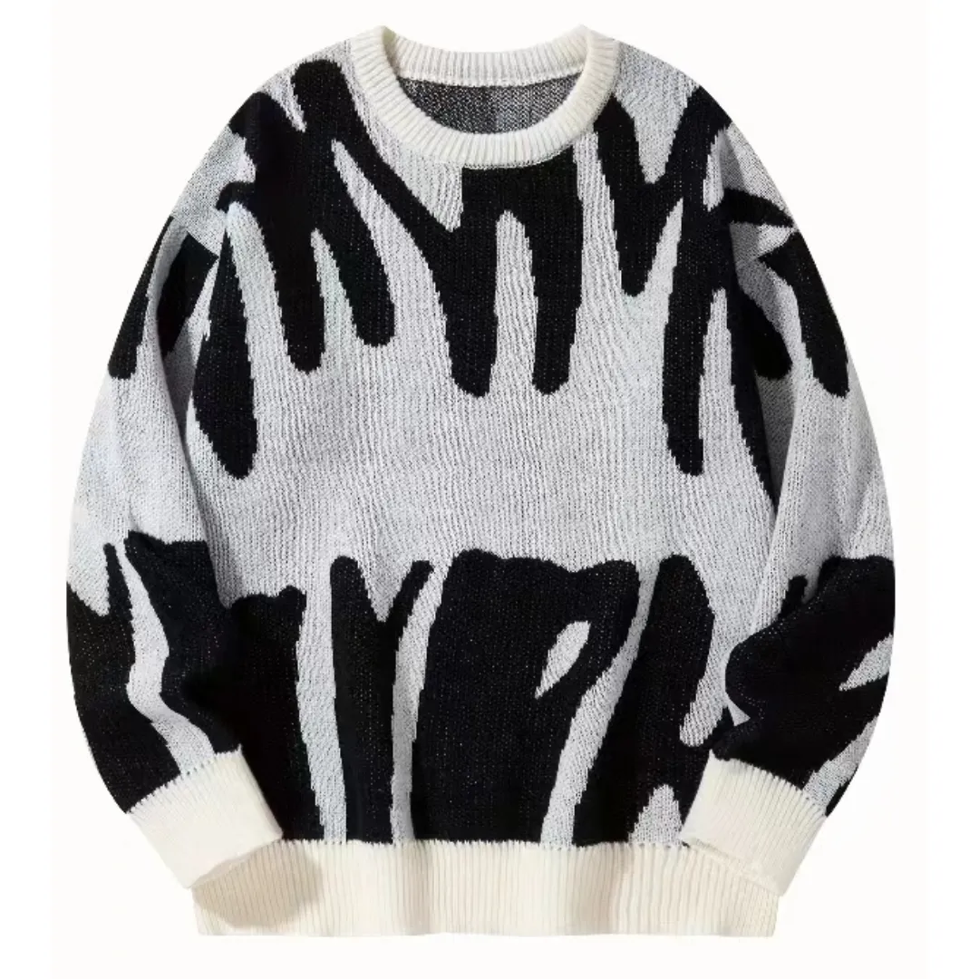 Knitmania | Casual Contrast Sweater for Men