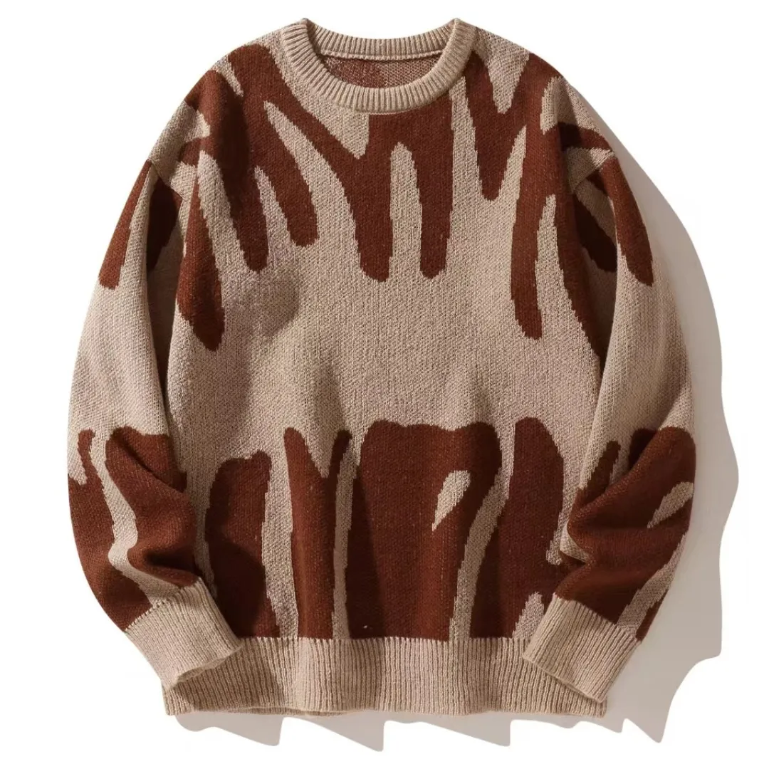 Knitmania | Casual Contrast Sweater for Men