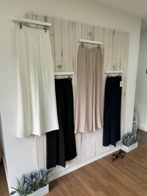 Leni Wide Leg Trousers - 4 Colours - New Collection