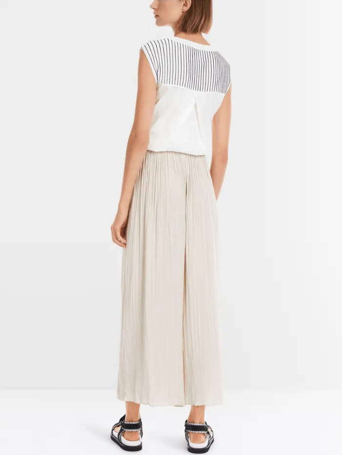Marc Cain Sports Women's WOLIN Rethink Together Pleated Trousers YS 81.56 W39 Col 183