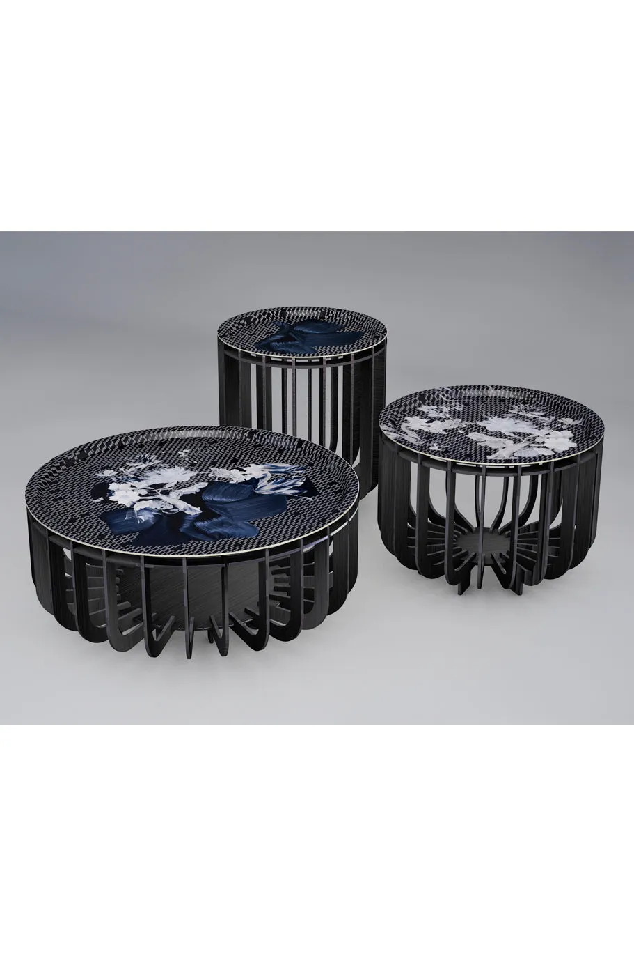Medusa Large Outdoor Coffee Table - Sapphire