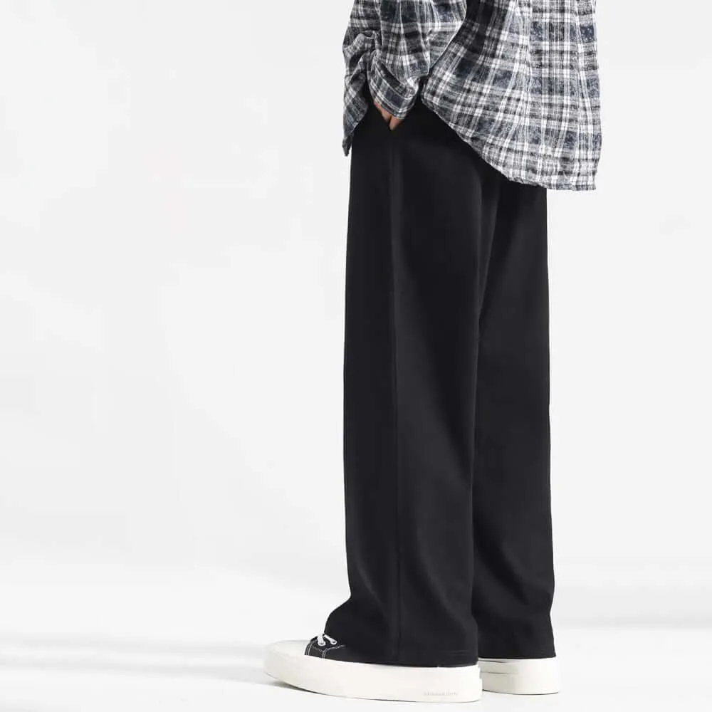 Men's Relaxed Fit Stretch Cotton Trousers