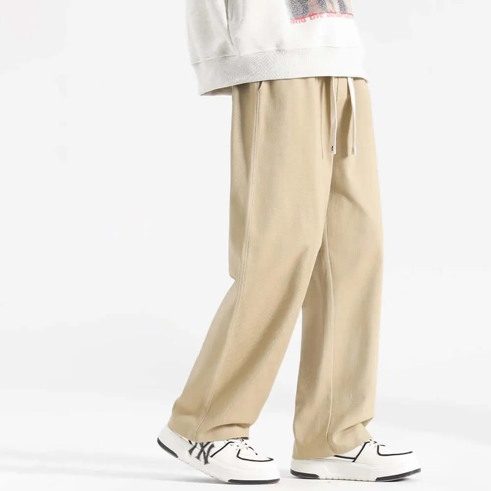 Men's Relaxed Fit Stretch Cotton Trousers