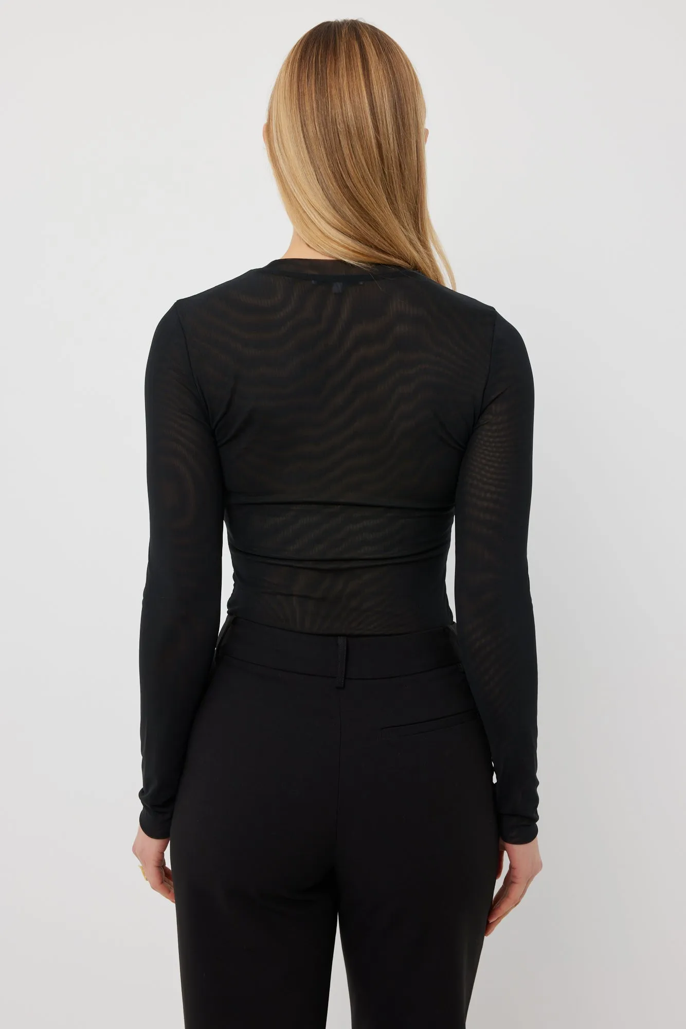 Mesh Top | Black Mesh