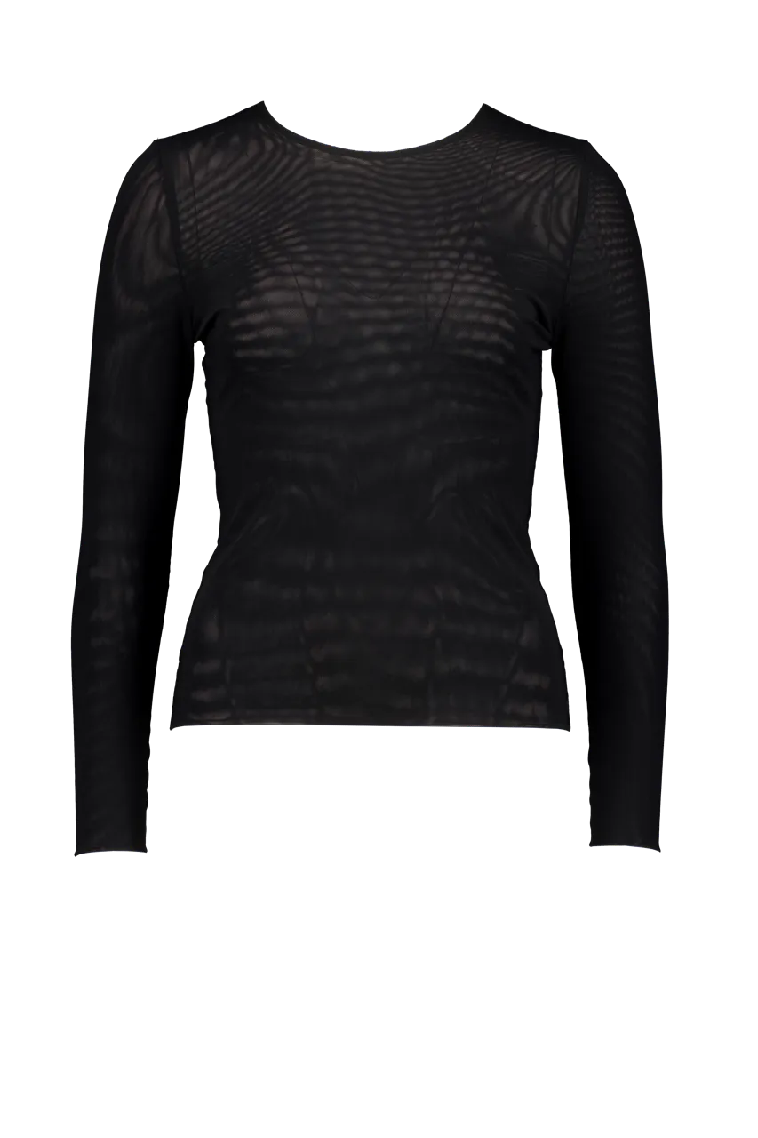 Mesh Top | Black Mesh