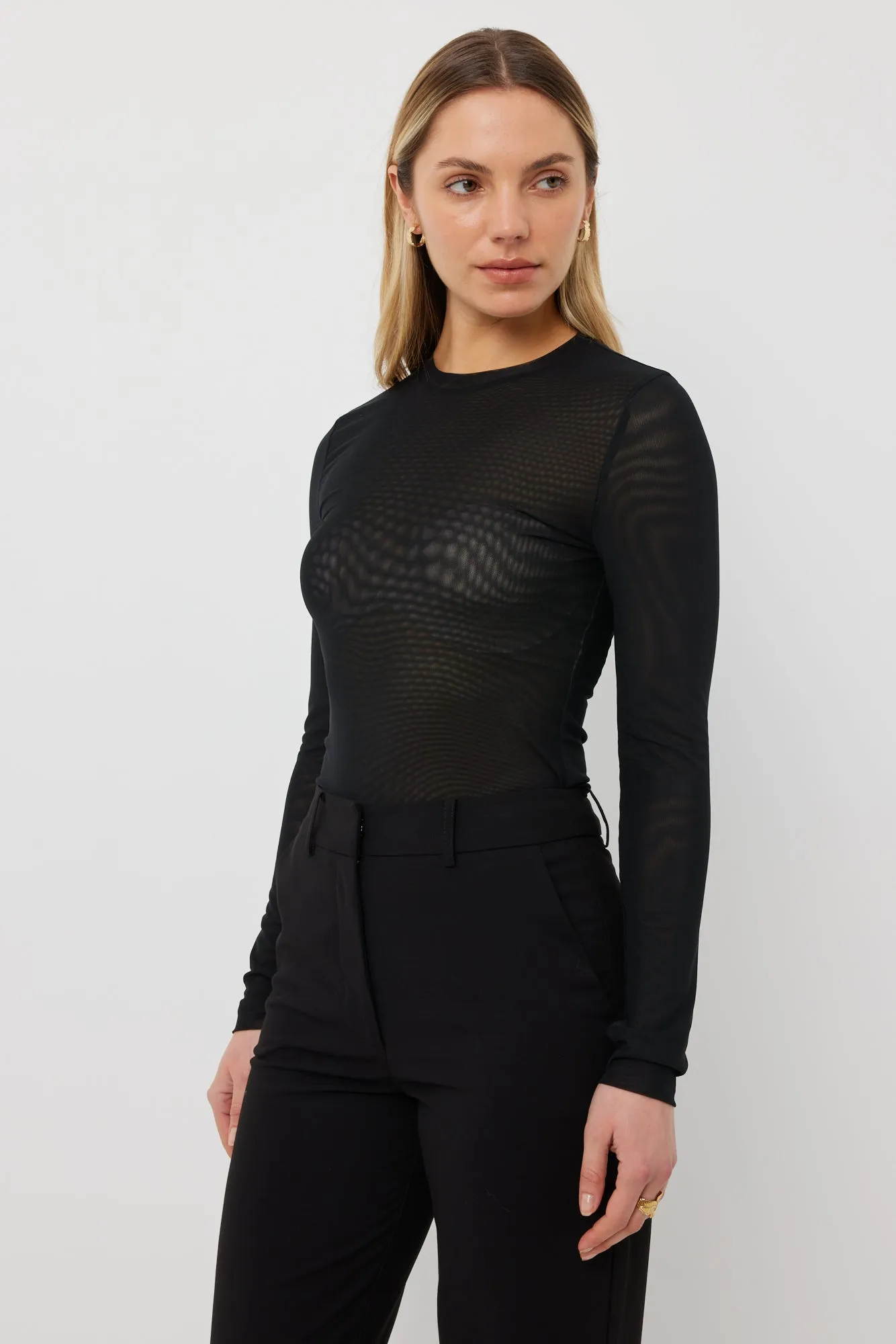 Mesh Top | Black Mesh