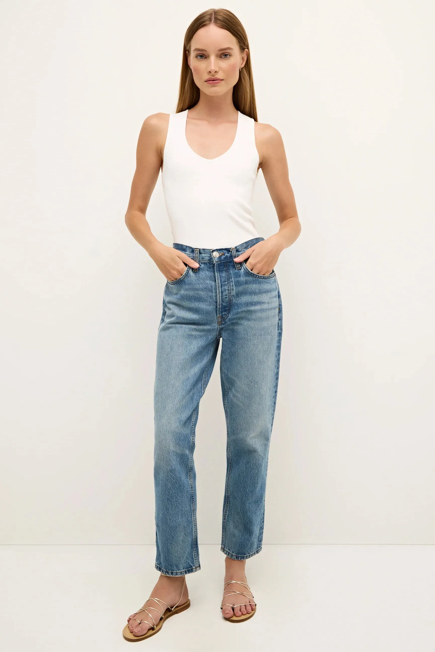 Miranda Tank - Cool White