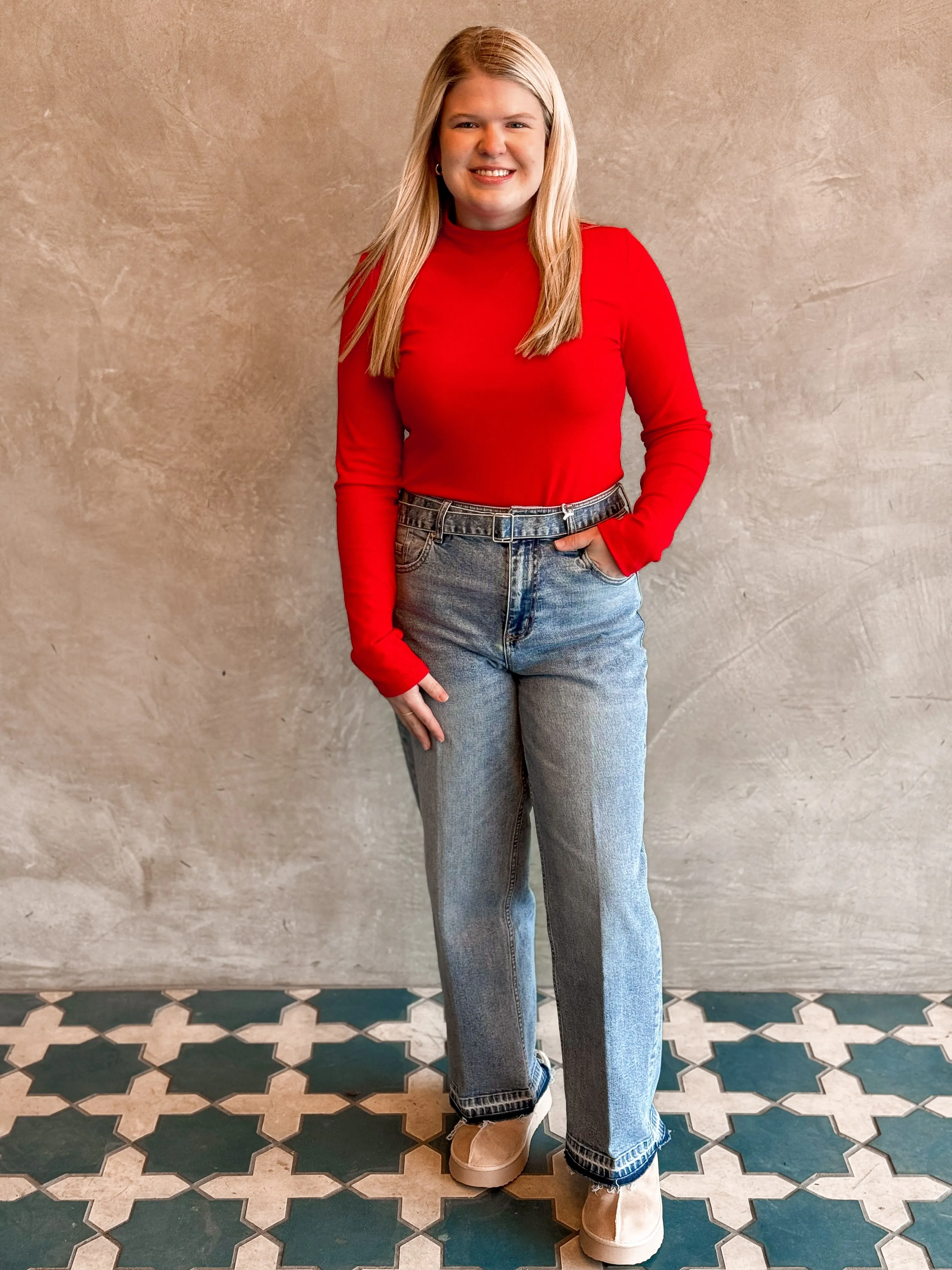 Mock Neck Basic