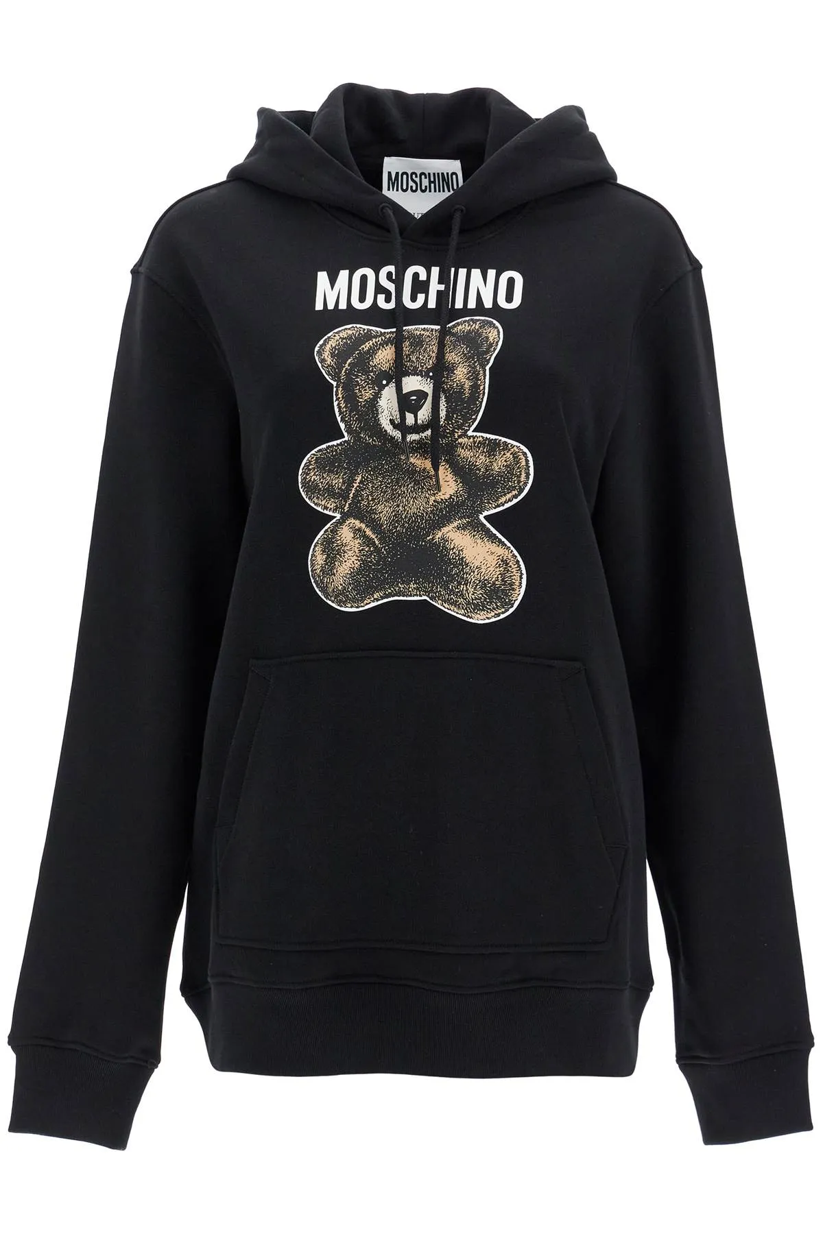moschino teddy bear hooded sweat V1702 0528 MULTI BLACK