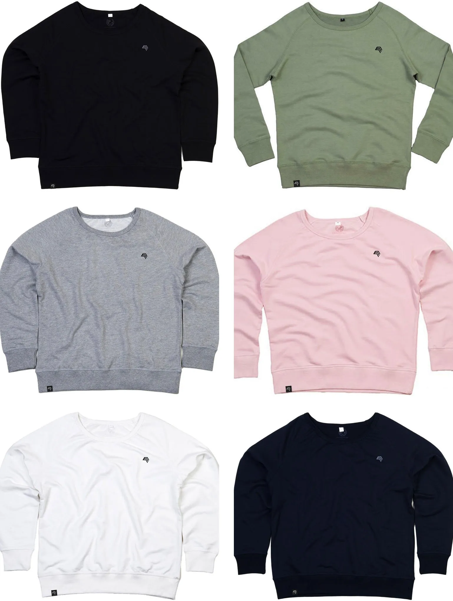 MTS M077 ― Damen Bio-Baumwolle Recycled rPET Raglan Sweatshirt - Soft Pink